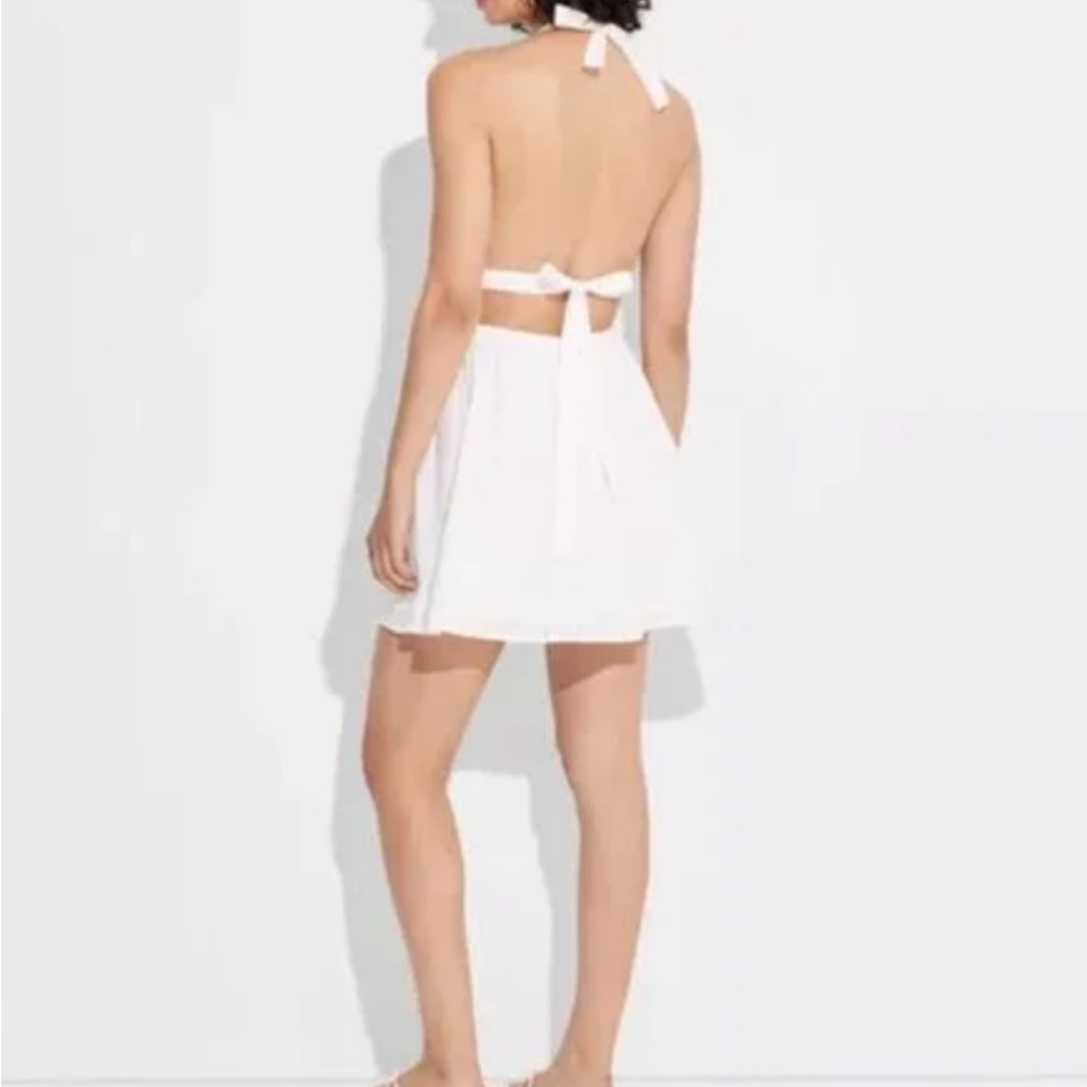 WILD FABLE 🐠 White Ruffle Mini Sun Dress | NWT - Picture 3 of 7
